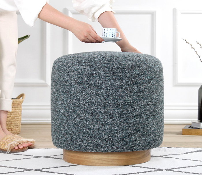 Atelier Del Sofa Cheriton Puf - Gris